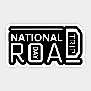 National Road Trip Day Sticker